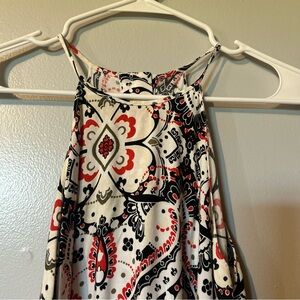 Cato Multicolor Paisley Halter Dress flowing skirt for easy‎ comfortable wear